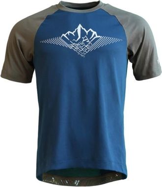 Zimtstern Pureflowz Shirt S/S Velotrikot f&uuml;r Herren | blau