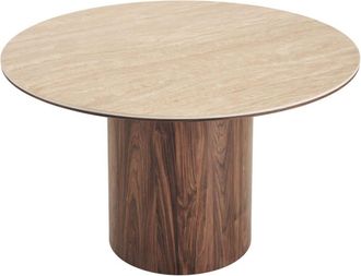 Moloo Mesa de comedor de 120 cm marr&oacute;n