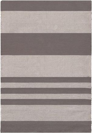 AFK Living Alfombra de algod&oacute;n reciclado tejida a mano marr&oacute;n 140 x 200 cm