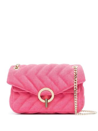 Sandro Schoudertas met gegraveerd logo - Roze