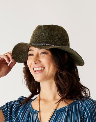 Carve Designs Capistrano Crushable Hat in Olive at Nordstrom