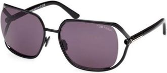 Tom Ford Authentieke Goldie Bril- Premium Kwaliteit - unisex - Zonnebrillen - Zwart - 60 MM - Accessoires