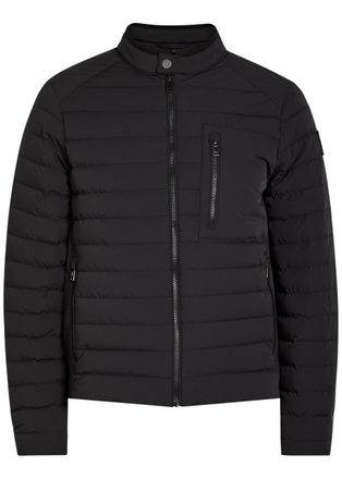 Belstaff Chassis Padded Stretch-shell Jacket - Black - XL