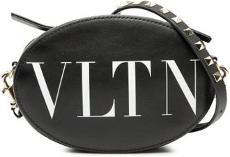 Valentino Pre-owned Cross Body Bags, female, Black, Size: ONE SIZE Pre-owned Crossbody Bag