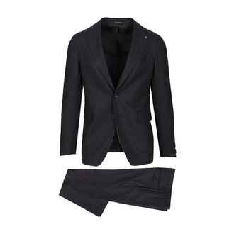 Tagliatore Vesuvio Suit - male - Tagliatore - Single Breasted Suits - Blue - XL - Suits
