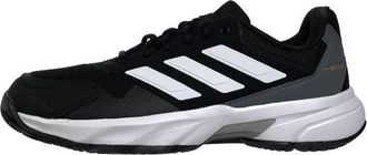 adidas CourtJam Control 3 Tennis Shoes Black White IF0458