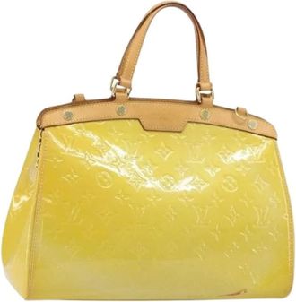 Louis Vuitton Pre-owned Handbags, female, Yellow, Size: ONE SIZE Pre-owned Vintage Hand Bag