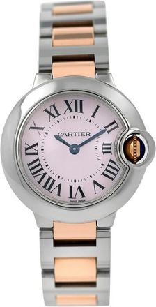 Cartier Pre-owned Cartier Ballon Bleu De Cartier Pink Mother of Pearl Dial Ladies Watch W6920034