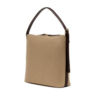 A.P.C. Womens Shoulder Bag Beige Calfskin