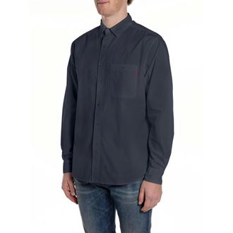 Replay Camisa M4144 de Corte Regular - Shirts - Hombre - Azul - 2XL