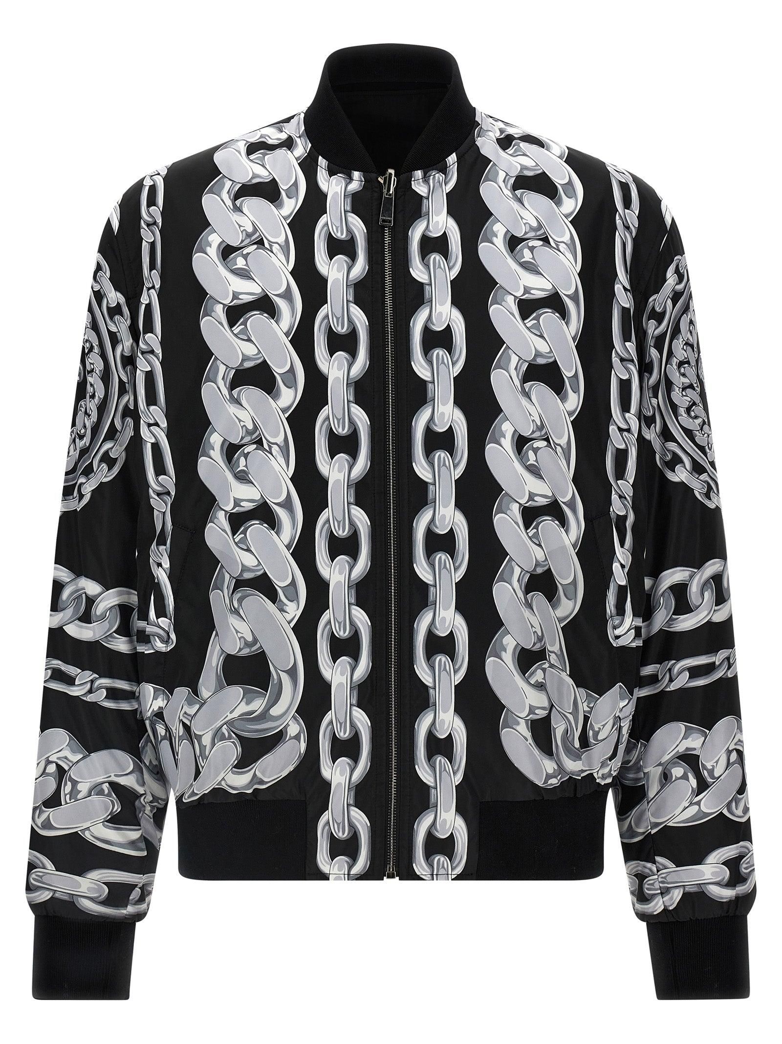 (1015744 1A100961B000) FW24 Jackets Black VERSACE Versace ジャケット