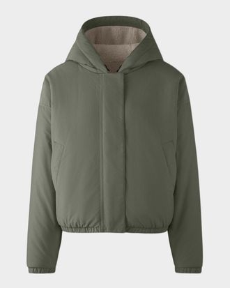 Canada Goose Alberni Reversible Fleece Bomber Jacket