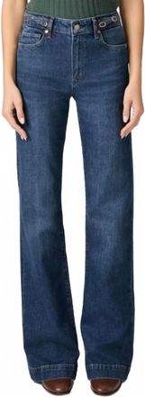 Paige Leenah With Waistband Buckles Jeans In Technique