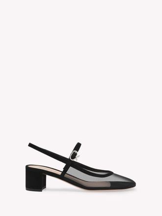 Gianvito Rossi Francoise Sandals in Black at Nordstrom, Size 37