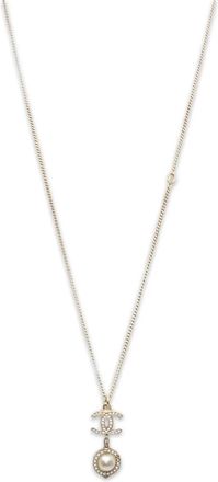 Chanel 1986-1988 CC faux-pearl necklace - Gold