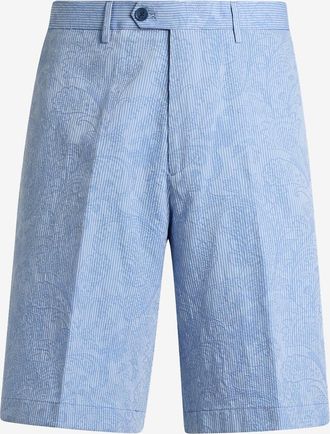 Etro Bedruckte Stoffshorts mit Blumenmuster Roma