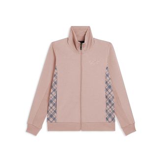 Freddy Felpa full zip con collo alto e inserti geometrici