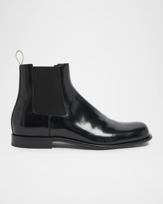 Givenchy Men & apos;s Tux Brushed Leather Chelsea Boots