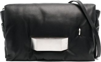 Rick Owens smoothing-finish lambskin shoulder bag - women - Lambskin - One Size - Black