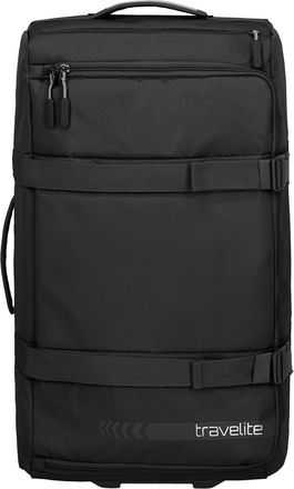 Travelite Koffer TRAVELITE KICK OFF, Damen, Gr. B/H/T: 68cm x 37cm x 26cm 65 l, schwarz, Koffer Koffer