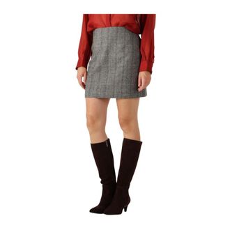 Copenhagen Muse Rokken, Dames, Grijs, S, Polyester, Grijze Minirok voor Stijlvolle Seizoenen