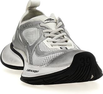 Balenciaga Womens Gray Polyester Athletic Sneakers