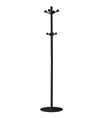 HERDASA Herdasa - Perchero Mod. 402 Lacado En Color Negro, 180 Cm(alto)37 Cm(ancho)37 Cm(largo)