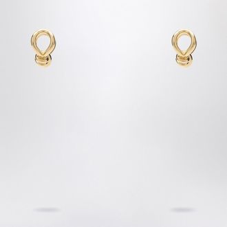 Bottega Veneta Orecchini oro con dettaglio Knot