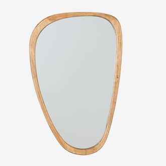Sklum Espejo De Pared En Madera De Roble Arbidel Sklum