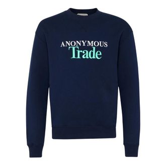 J.W.Anderson Sweatshirts, female, Blue, Size: XS Anonymous Trade Sweatshirt