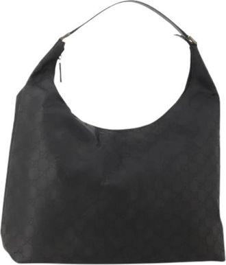Gucci Pre-owned Vintage Schoudertas - Dames - Vintage Schoudertas - Zwart - ONE Size - Nylon - Vintage
