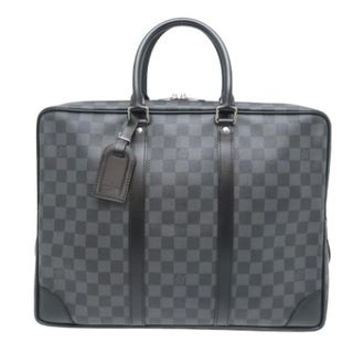 Louis Vuitton Pre-owned Handbags, male, Black, Size: ONE SIZE Pre-owned Damier Graphite Briefcase