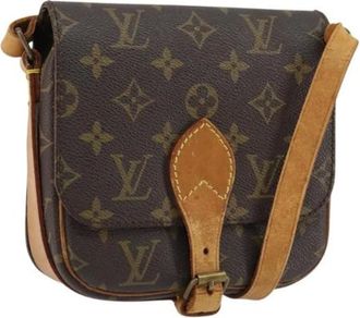 Louis Vuitton Pre-owned Cross Body Bags, female, Brown, Size: ONE SIZE Pre-owned Canvas Cross Body Bag