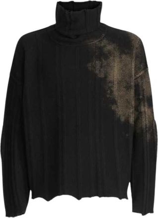 Isabel Benenato Uk 17 01 Jumper - Heren - Coltruien - Zwart - L - Wol - Truien & Vesten