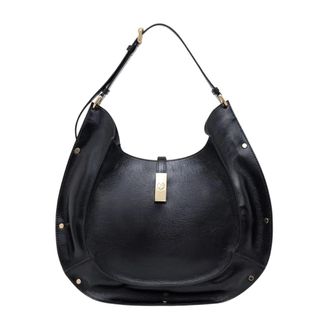 Pollini Klassieke Shopper - Dames - Tassen - Zwart - Maat: ONE Size Leer
