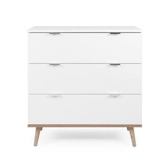 Calicosy 3-Drawer Chest, 79.8 Cm Wide - COPENHAGEN in White