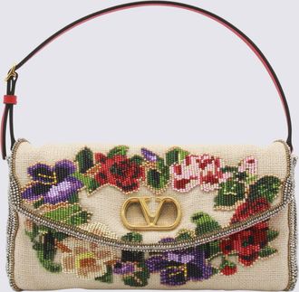 Valentino Garavani White Small Vain Soft Shoulder Bag