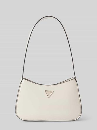 Guess Handtasche mit Label-Applikation Modell ARNELA in Ecru, Gr&ouml;&szlig;e 1