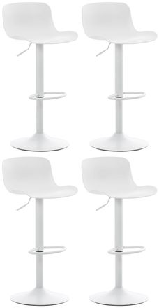 Clp Set De 4 Taburetes De Bar Almada Blanco