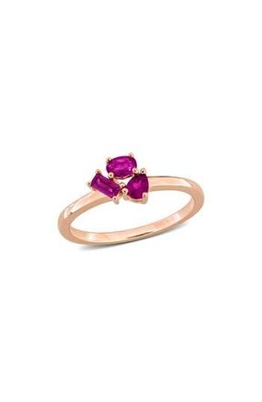 Delmar Multiple Cut Rhodolite Cluster Ring in Pink at Nordstrom Rack, Size 9