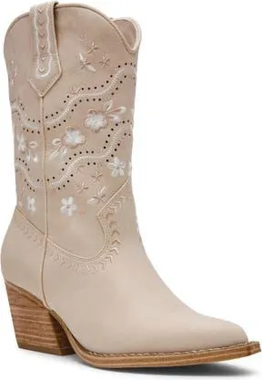 Dolce Vita Avita Cowboy Boot in Ivory at Nordstrom Rack, Size 7.5