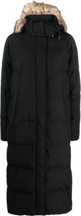 Polo Ralph Lauren Gewatteerde Puffer & Donsjas - Dames - Parka Jassen - Zwart - L - Katoen - Jassen