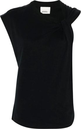 Isabel Marant Tops, Dames, Zwart, M, Katoen, Nayda T-shirt