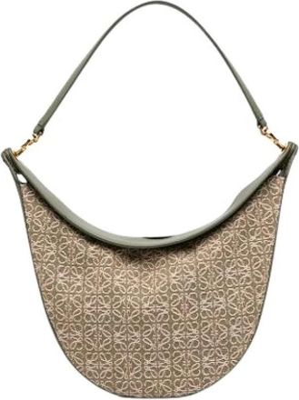 Loewe Pre-owned Luna Schoudertas - Dames - Vintage Schoudertas - Groen - ONE Size - Leer - Vintage