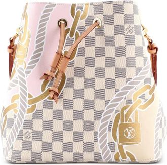 Louis Vuitton NeoNoe Handbag Limited Edition Nautical Damier MM bucket bag - Beige
