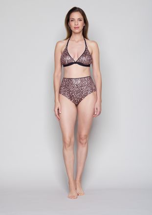 Joop Bikini-Hose JOOP Leopard Beach, Damen, Gr. 34, N-Gr, leopard aop, Obermaterial: 92% Polyamid, 8% Elasthan, Badehosen Bikini-Hose