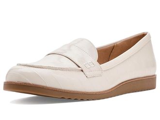 Life Stride Zee Loafers/Moc Shoes Womens Flat Shoes Bone White : 7.5 W (C), Faux Leather