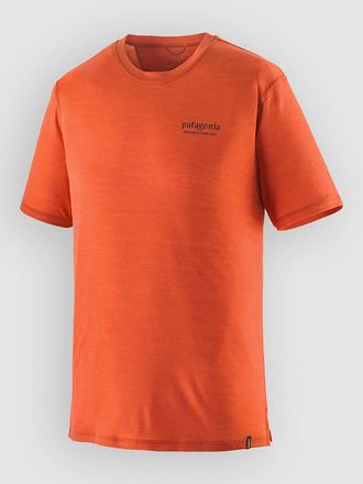 Patagonia Cap Cool Merino Blend Graphic Lycra orange