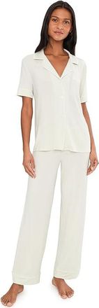 Eberjey Gisele Short Sleeve Pant PJ Set Womens Pajama Sets Seafoam : XL, Tencel/Spandex/Modal