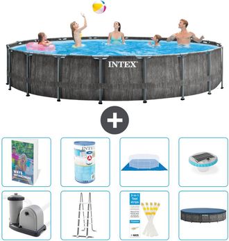 Intex Piscina Prism Frame Redonda - 549x122 Cm - 9-piezas S622